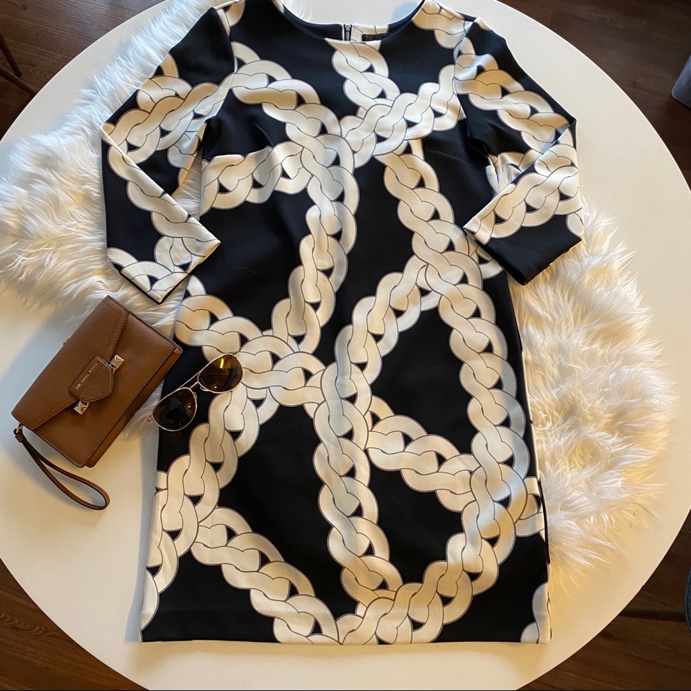 Beautiful nautical rope 3/4 sleeved dress
